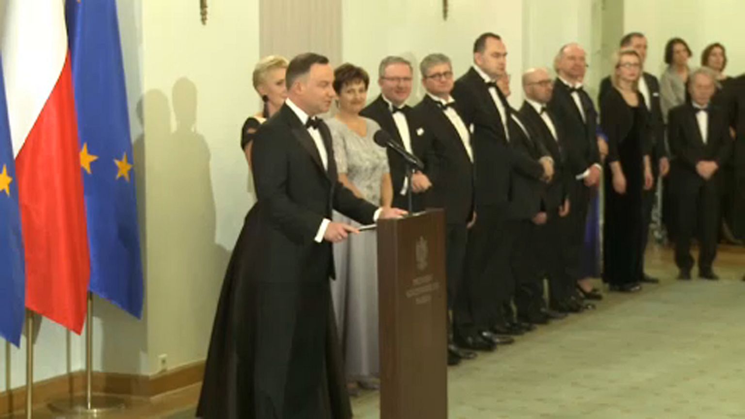 Brüsszelt kritizálta a lengyel elnök