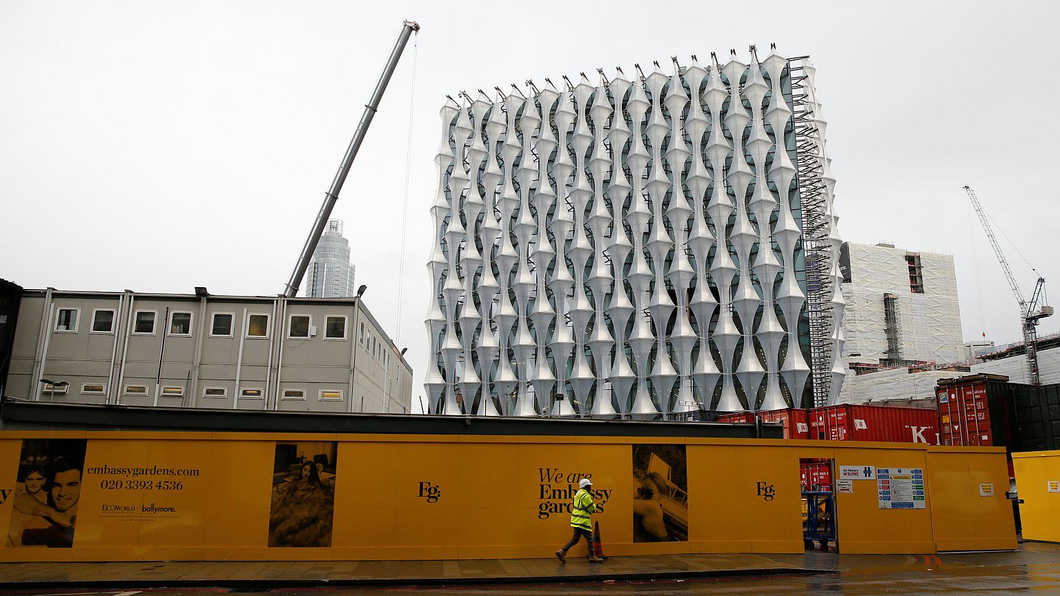 Gebäude der neuen US-Botschaft in London