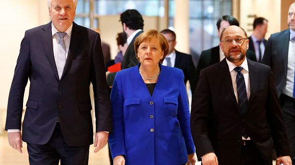 Γερμανία: Προκαταρκτική συμφωνία Μέρκελ - Σουλτς για «μεγάλο» συνασπισμό Γερμανία: Προκαταρκτική συμφωνία Μέρκελ - Σουλτς για «μεγάλο» συνασπισμό