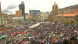 Bolivya'da Dakar Rallisi protestosu