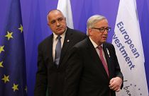 Os líderes dos executivos búlgaro e da União Europeia