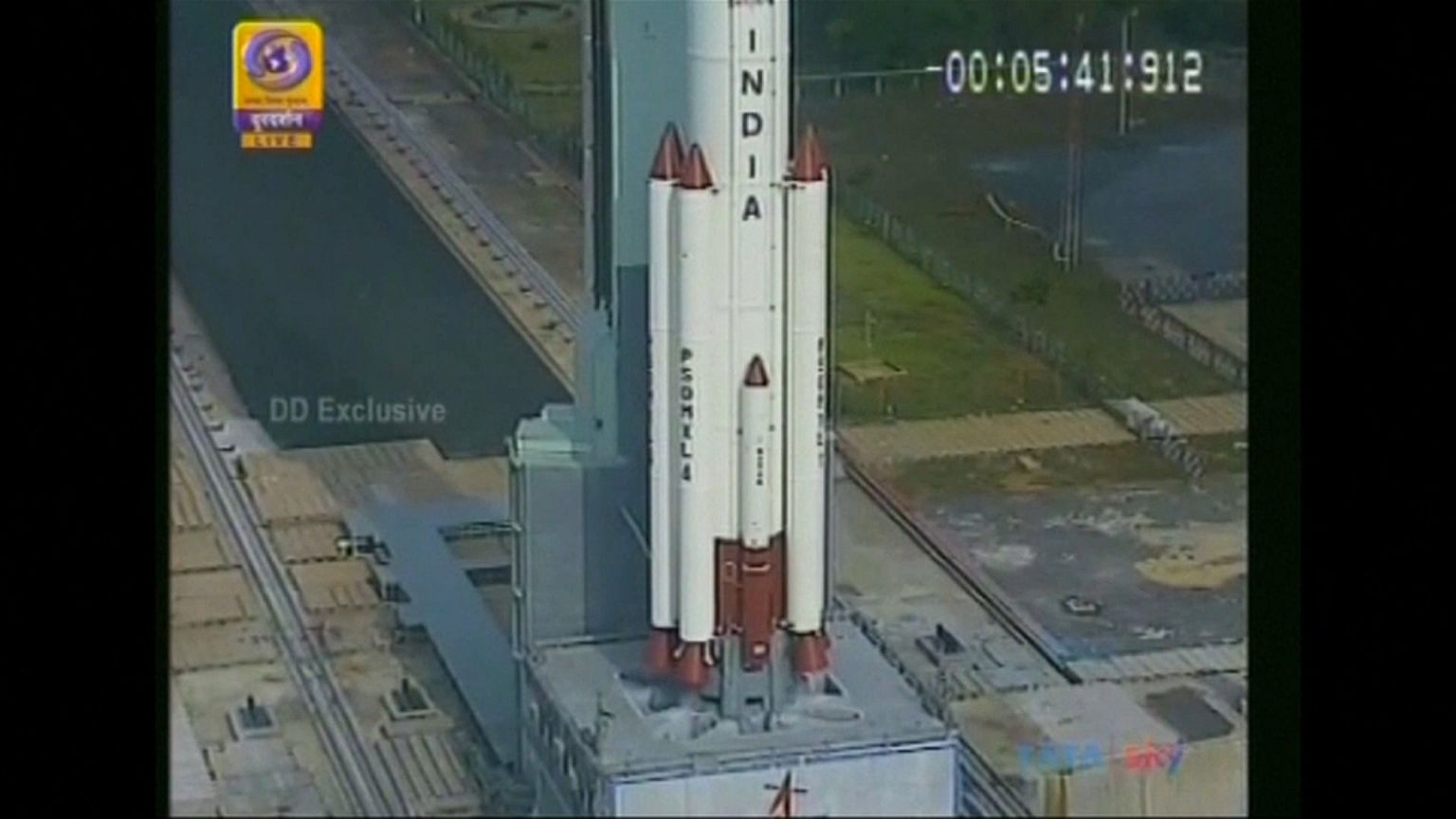 The launch by the Indian Space agency