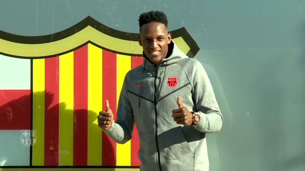 Yerri Mina se prepara para hacer historia con el FC Barcelona
