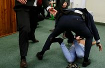 Активистка Femen напала на президента Чехии