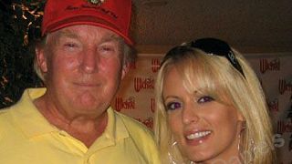 Donald Trump with Stephanie Clifford, whose stage name is Stormy Daniels