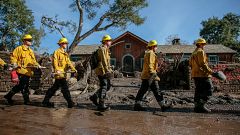 Montecito défigurée par les coulées de boue