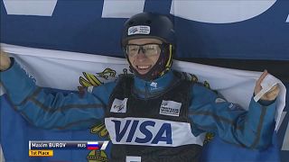 Кубок мира по лыжной акробатике: Буров выбился в лидеры