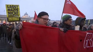 Около 20 тысяч противников коалиционного правительства Австрии вышли на улицы Вены