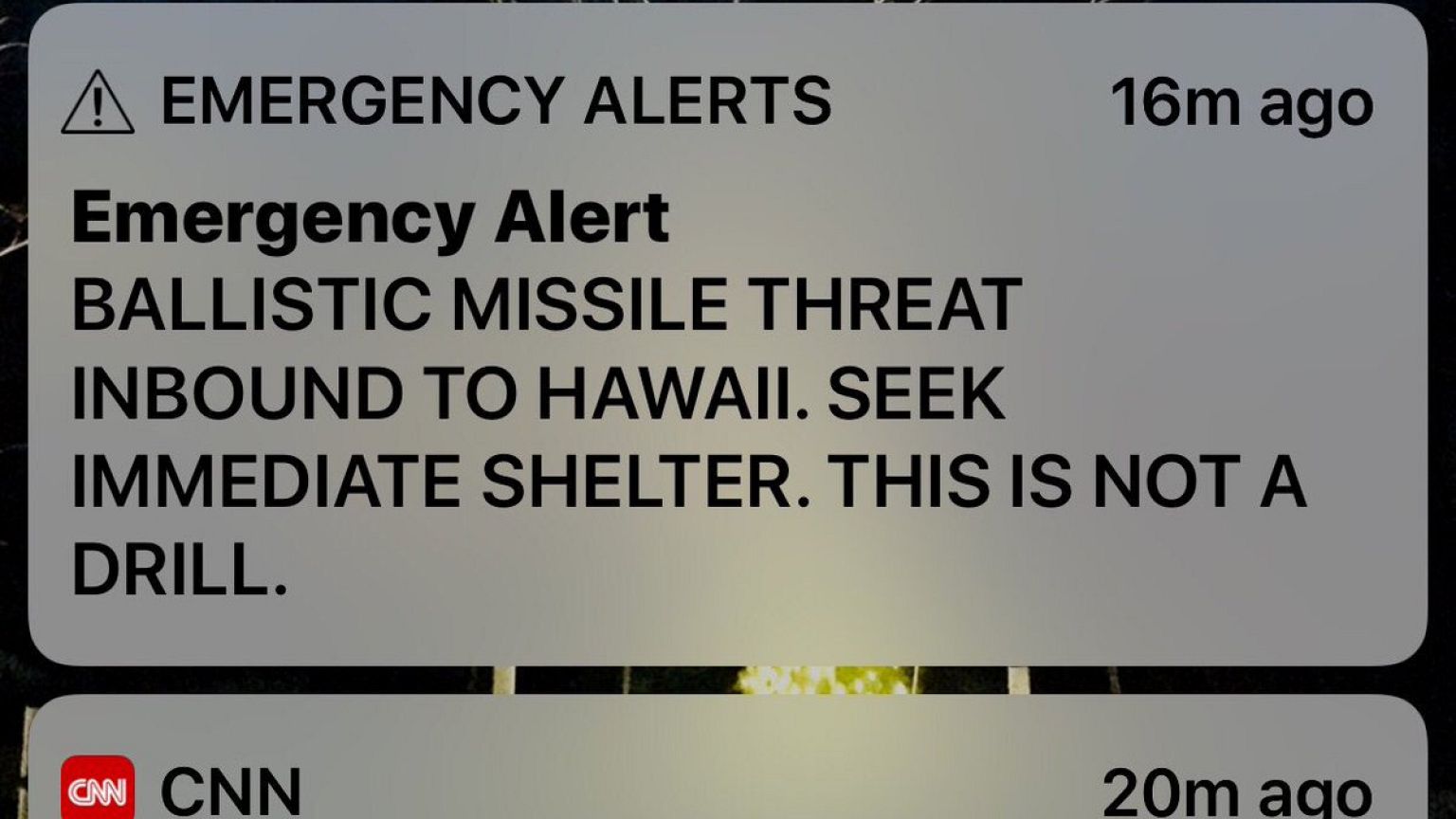 Falscher Raketenalarm auf Hawaii