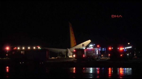 Turchia: aereo fuori pista a Trebisonda Turchia: aereo fuori pista a Trebisonda