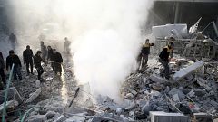 Şam'ın farklı noktalarına hava saldırısı