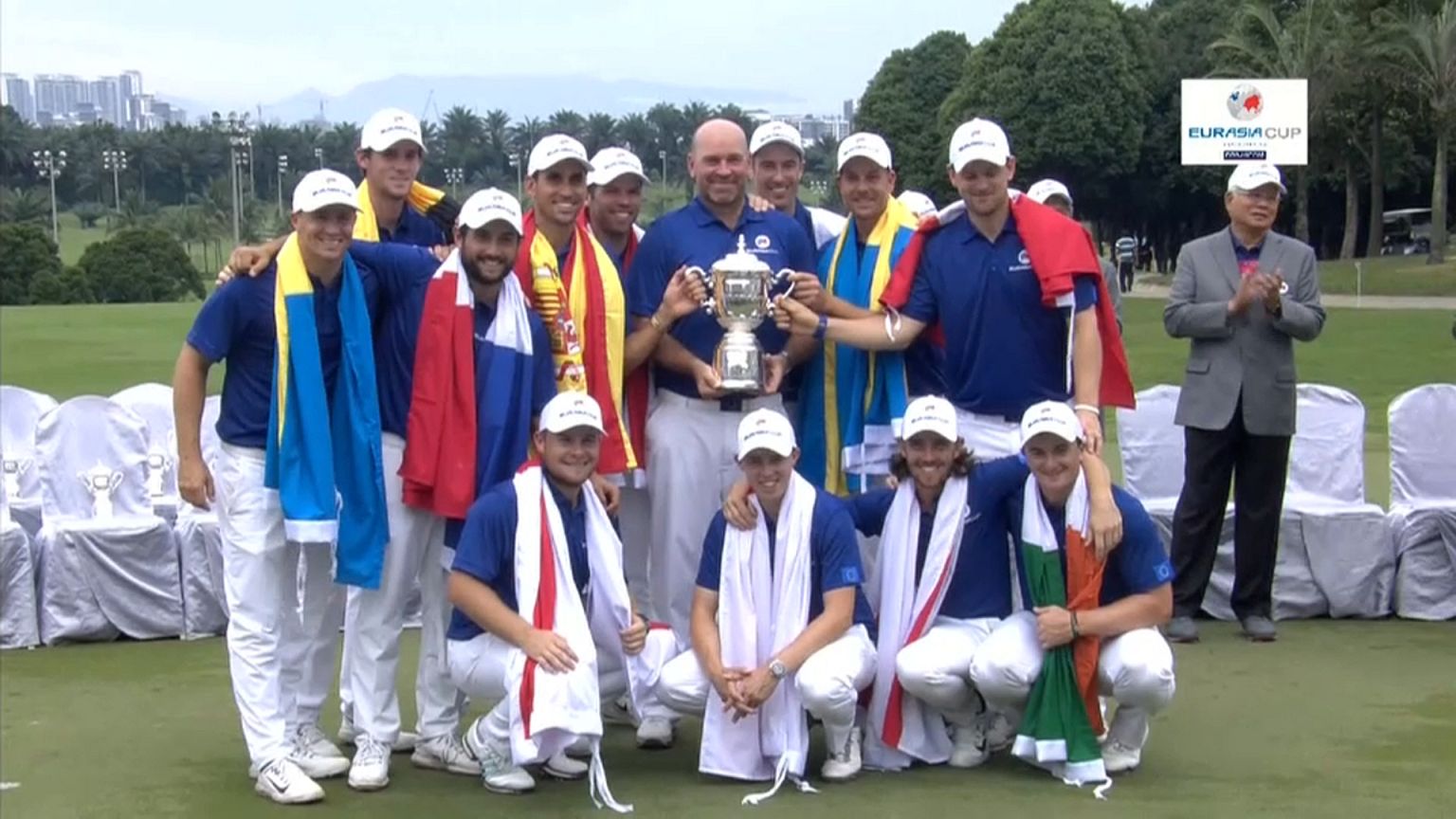 Golf : l'Europe renverse l'Asie