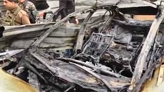 bomb wounded  member of Palestinian Hamas in the lebanon Sidon