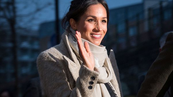 الممثلة الأمريكية ميغان ماركل خطيبة الأمير هاري في لندن الممثلة الأمريكية ميغان ماركل خطيبة الأمير هاري في لندن