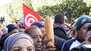 Túnez marca el séptimo aniversario de su revolución con protestas