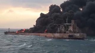 Petroleiro iraniano Sanchi afundou-se ao largo de Xangai