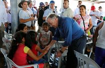 Guterres visita centro de reinserción de las FARC en Buenavista