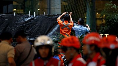 Decenas de heridos al hundirse el techo de la Bolsa de Yakarta