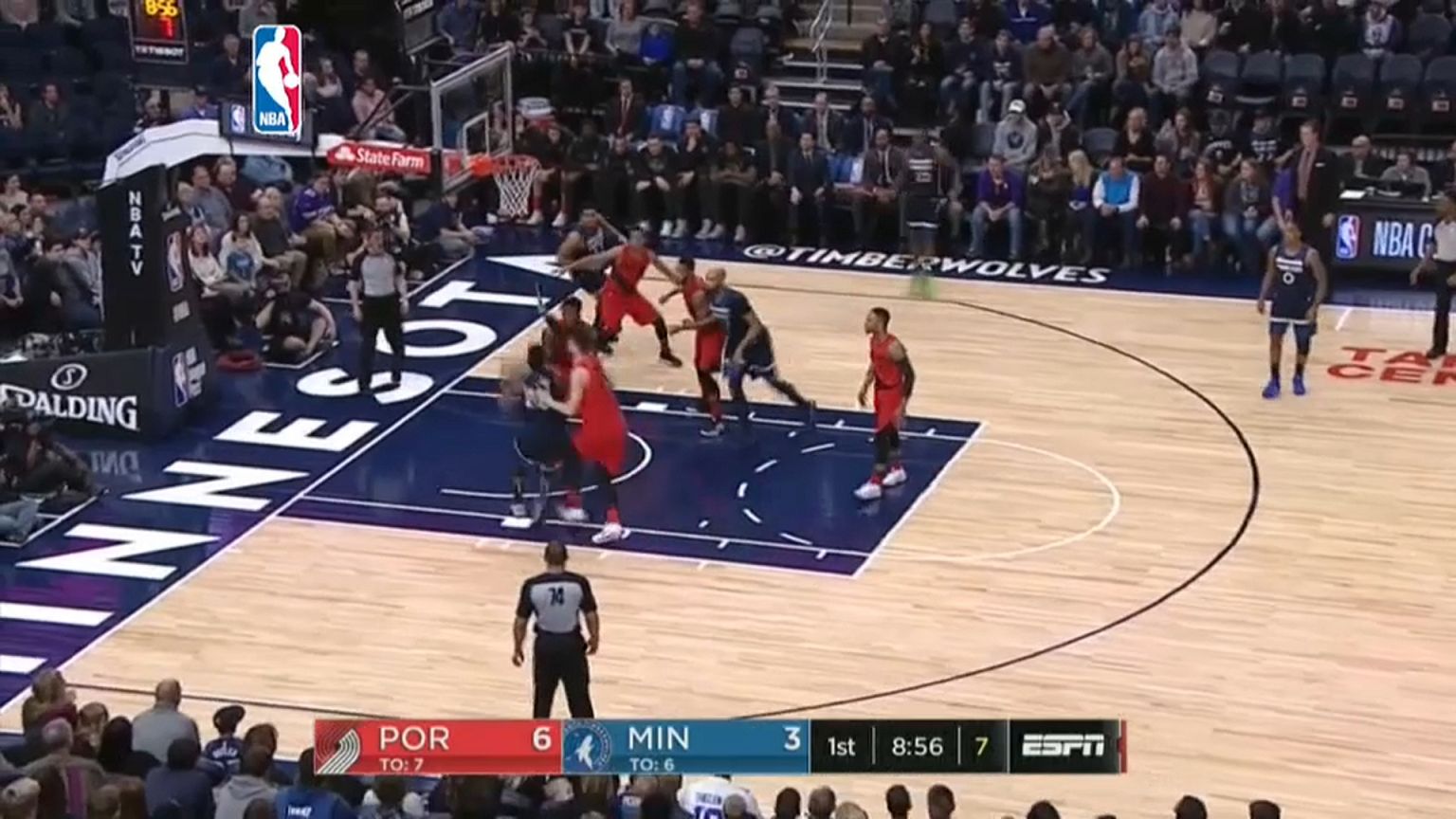 NBA: Minnesota batte Portland