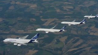 Airbus 2017'de teslimat hedefini aştı