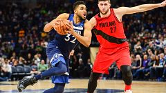 Minnesota Timberwolves ganan sin apuros a Portland Trail Blazers