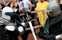 Campinas recria batalha medieval