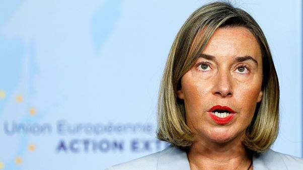 La cheffe de la diplomatie européenne, Federica Mogherini La cheffe de la diplomatie européenne, Federica Mogherini