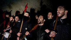 Une manifestation dégénère à Athènes