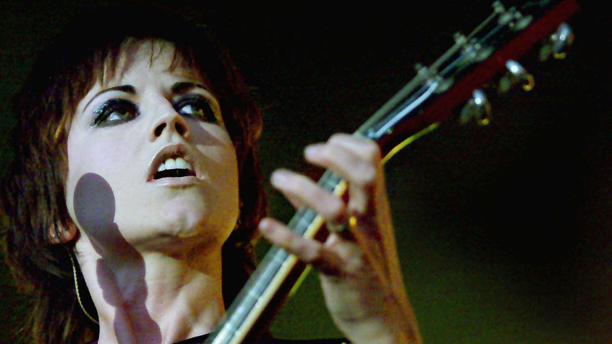 Die Sängerin der Rockband "The Cranberries", Dolores O'Riordan, in Dublin.