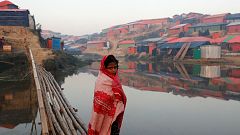 A Rohingya refugee girl 
