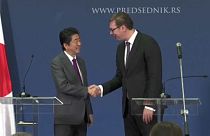 Először látogatott Szerbiába japán miniszterelnök