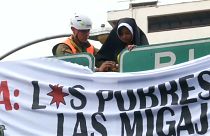 Protest gegen Papstbesuch in Chile