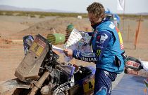 Dakar/motos : abandon du leader Adrien Van Beveren