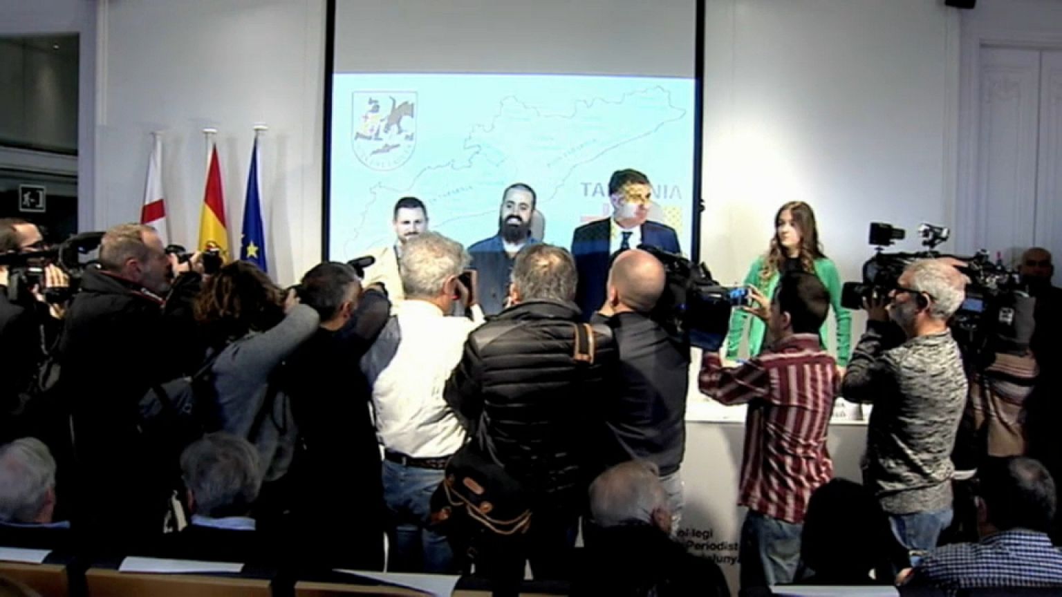 Puesta de largo de Tabarnia, la "alternativa" al independentismo