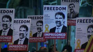 Barcellona: marcia della liberta' per i due Jordi