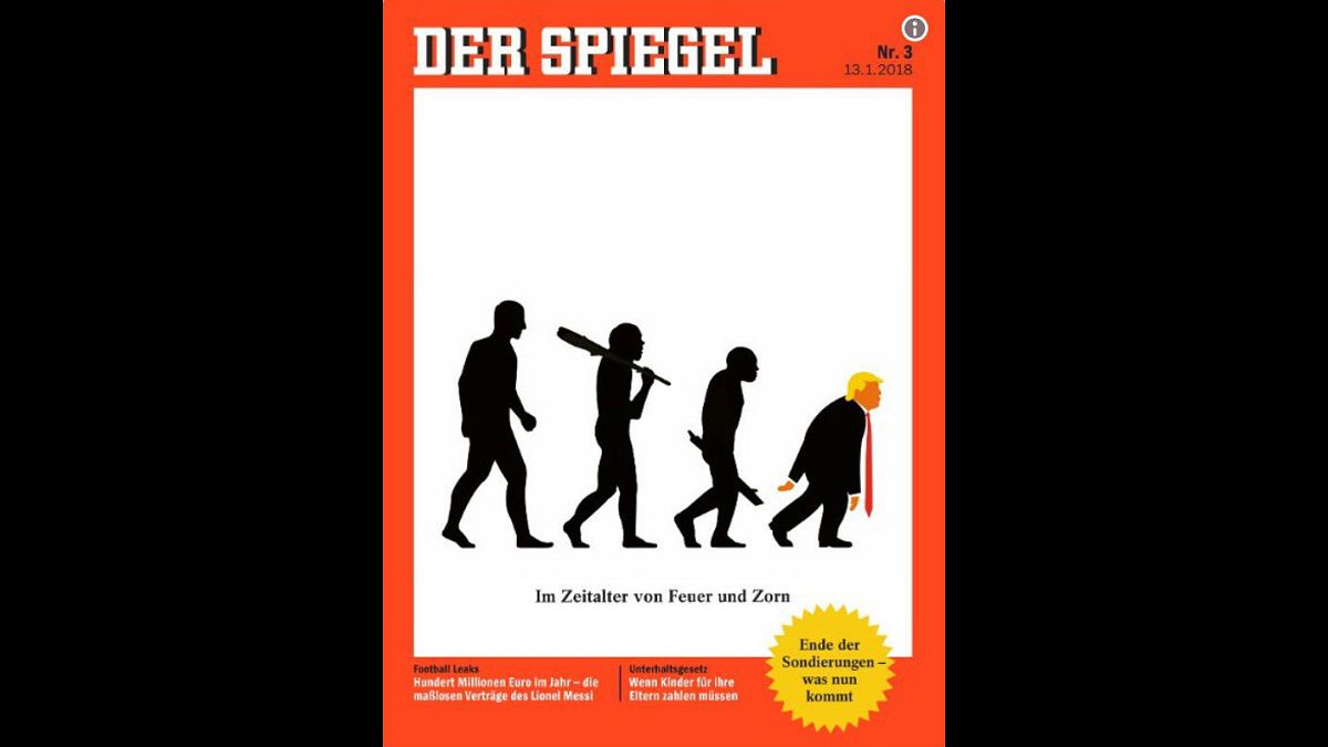 مجلة ألمانية تسخر من دونالد ترامب 