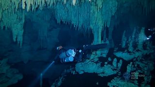 В Мексике обнаружили крупнейшую в мире затопленную пещеру