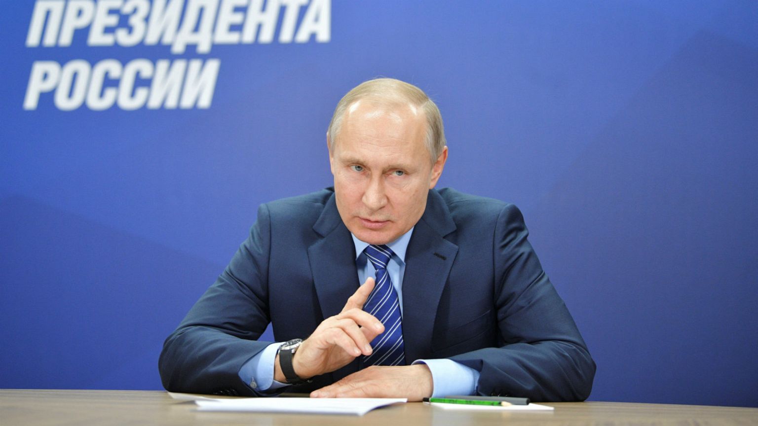 Russian president Vladimir Putin