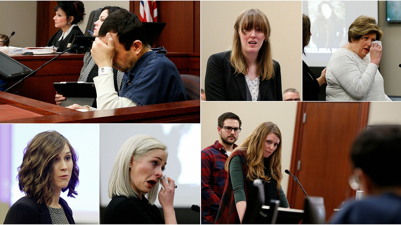 USA, le vittime di abusi faccia a faccia in aula con l'ex medico Nassar