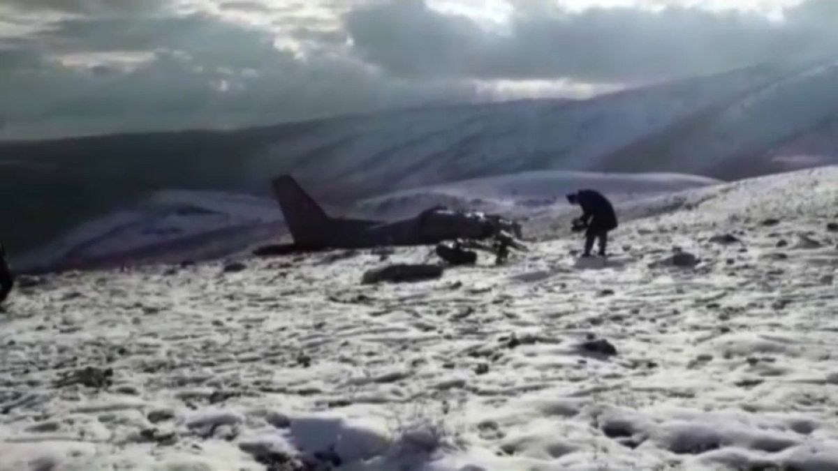 Türkisches Militärflugzeug abgestürzt