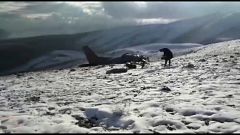 В Турции разбился учебный военный самолет
