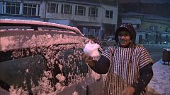 Nevadas excepcionales en Marruecos