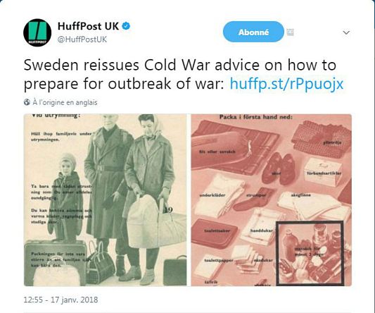 old War advice on how to prepare for outbreak of war