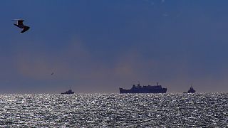 Πειραιάς: Ρυμουλκά έδεσαν με ασφάλεια το πλοίο "Παναγιά Αγιάσου"
