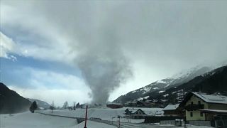 Mini-Tornado in Österreich