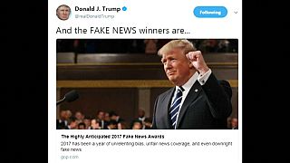 il tweet con cui il presidente ha annunciato i "vincitori" 
