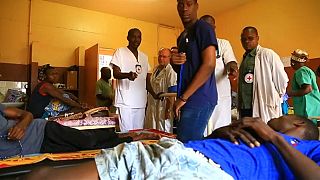 Patients wounded in fighting in hospital in Bangui