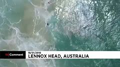 Avustralya'da drone hayat kurtardı 
