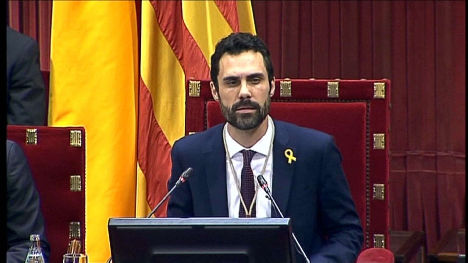 Roger Torrent, un cachorro de Esquerra Republicana llegado "in extremis"