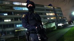 Polizist an der Rosengard-Wache